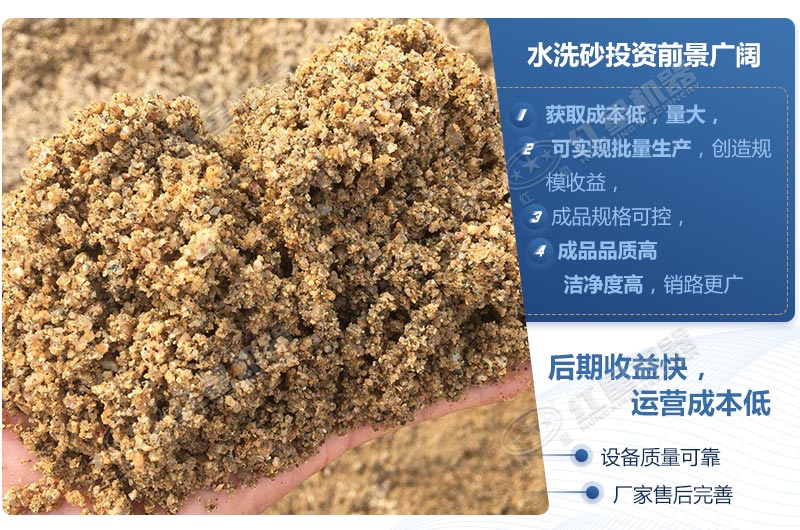 石粉洗出來的砂怎么樣？洗沙設備多少錢一臺？