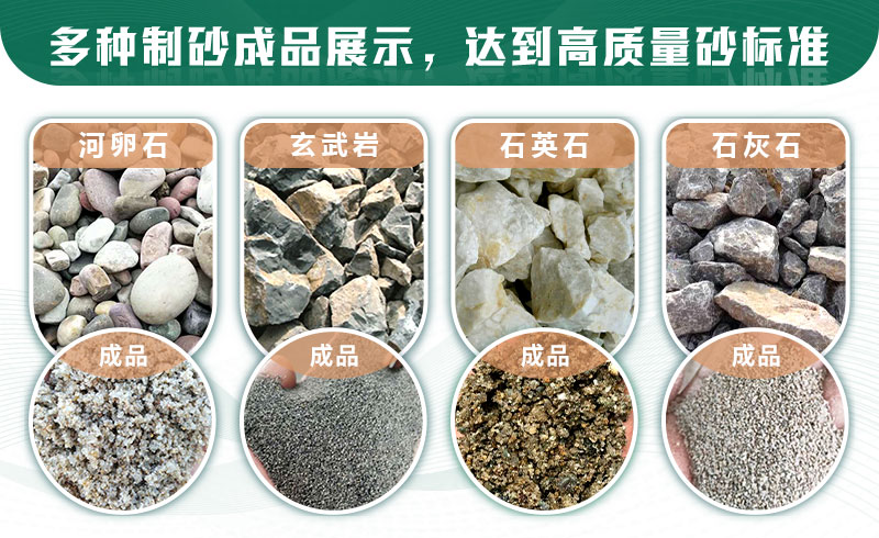 什么樣的石頭適合制砂？制沙生產(chǎn)線如何配置？